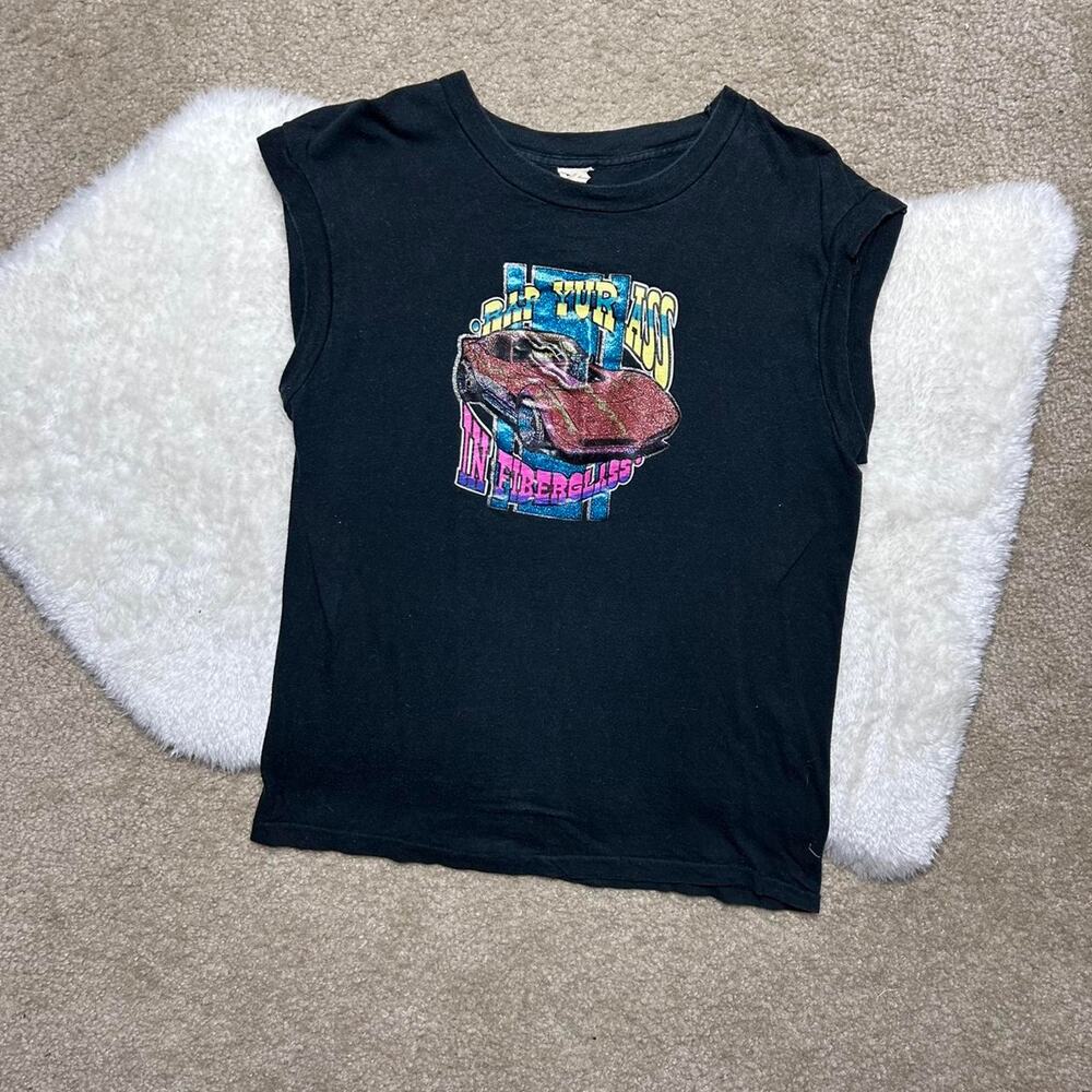Vintage 1980s single stitch graphic tee